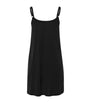 Black Cotton Juliet Slip Dress