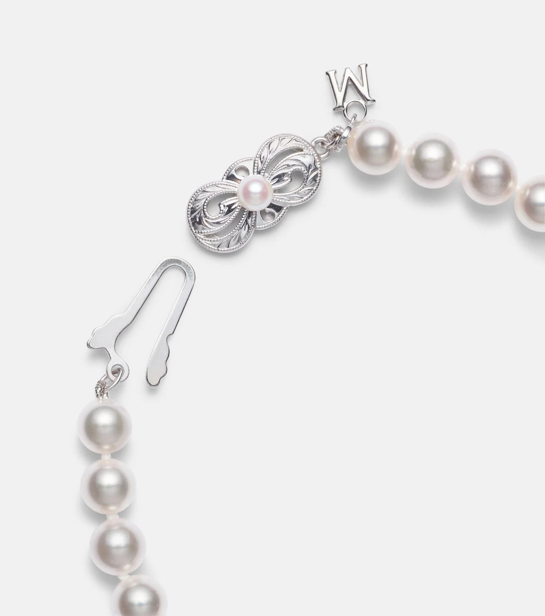 Mikimoto - 18kt white gold bracelet with pearls