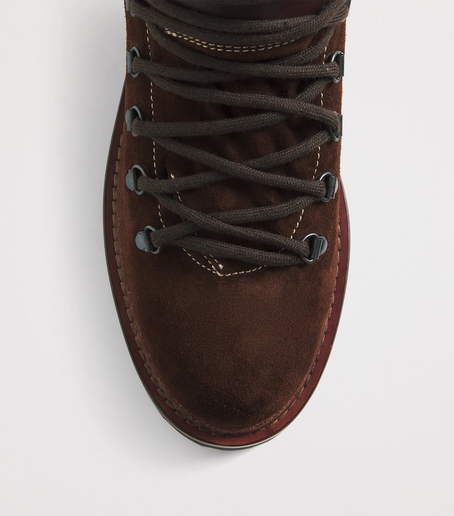 Suede Halpin Lace-Up Boots