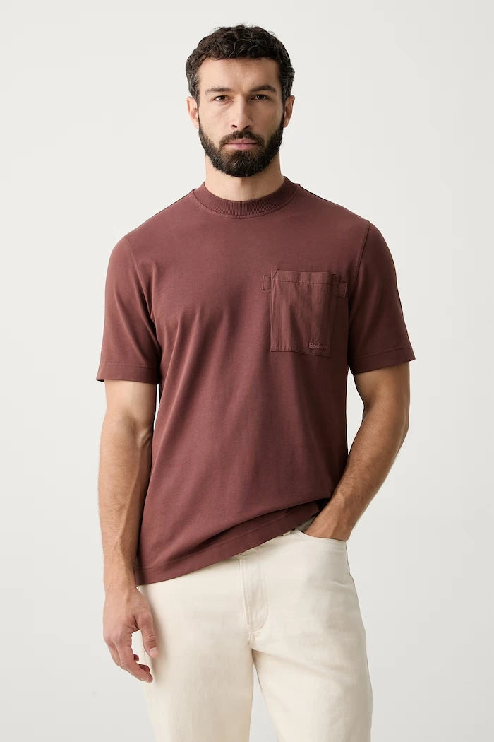 Barbour тениска мъжка с памук Ivergill