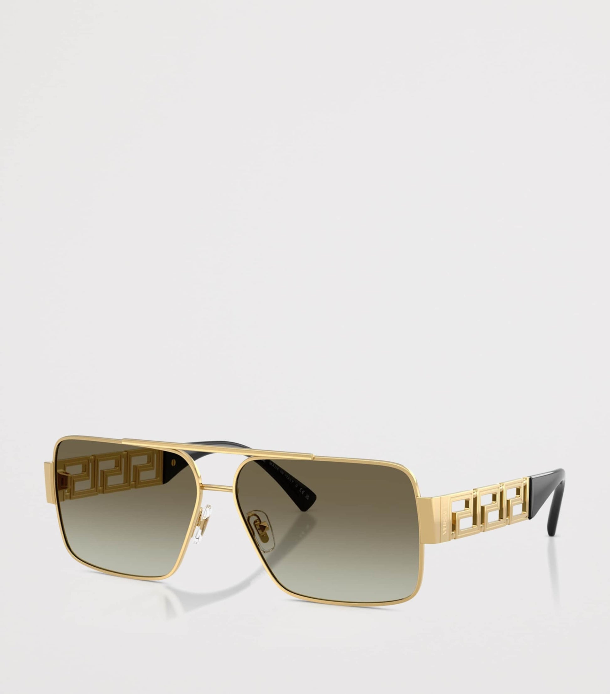 Wire-Frame Rectangular Sunglasses