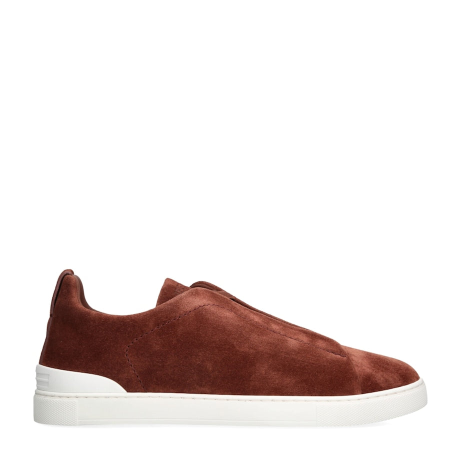 Suede Triple Stitch Sneakers