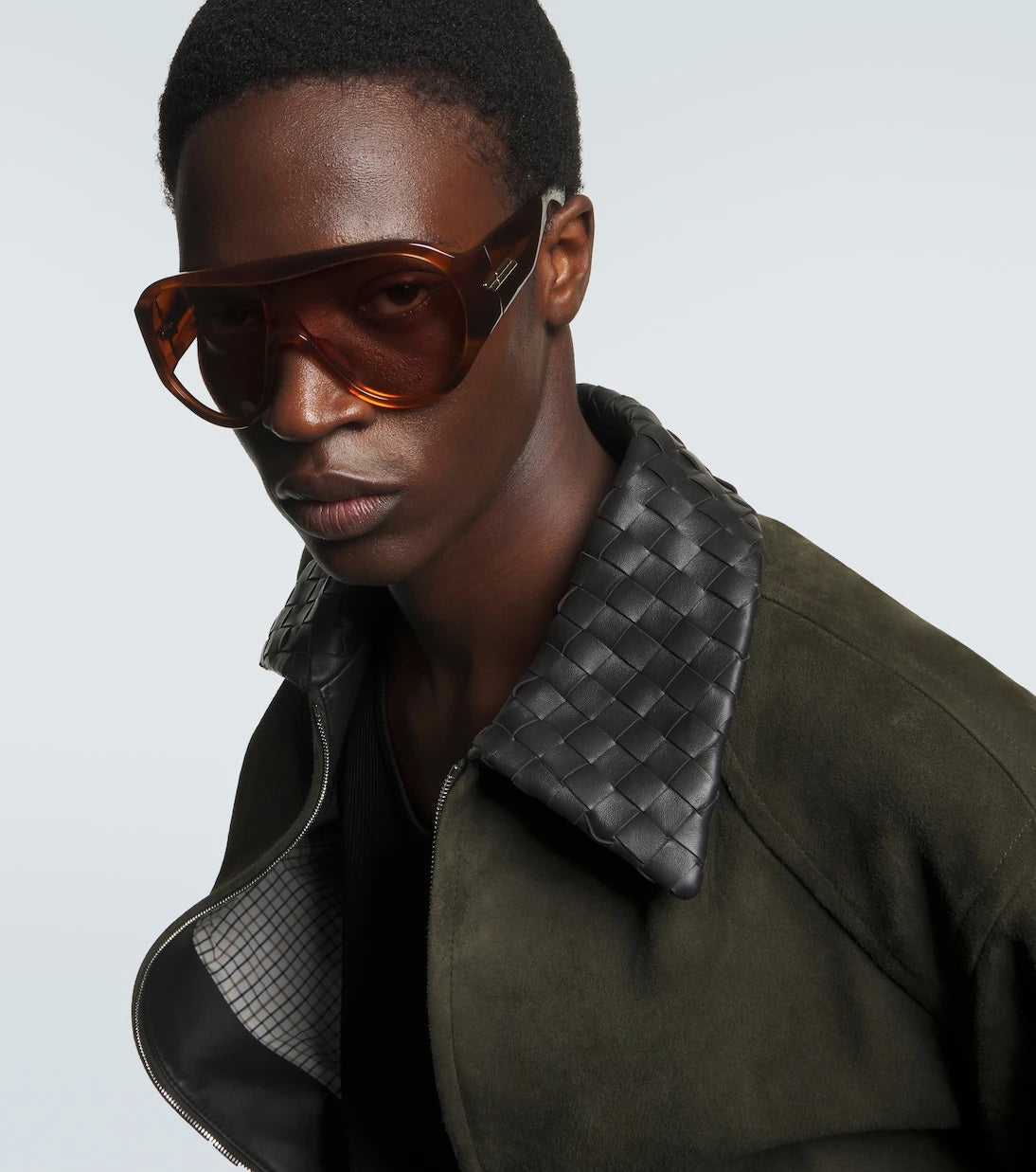 Bottega Veneta - Shield sunglasses