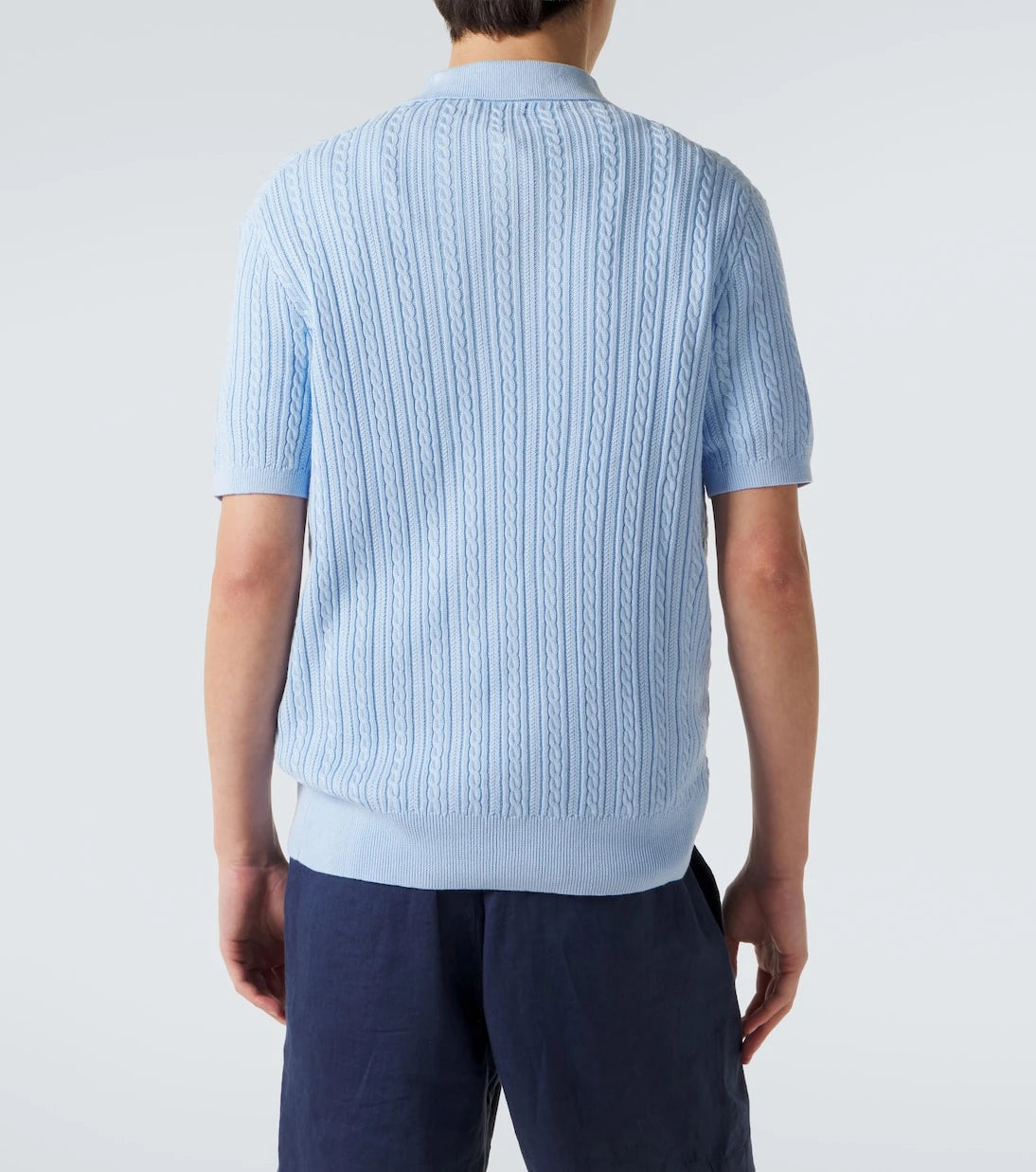 Polo Ralph Lauren - Cable-knit cotton polo sweater