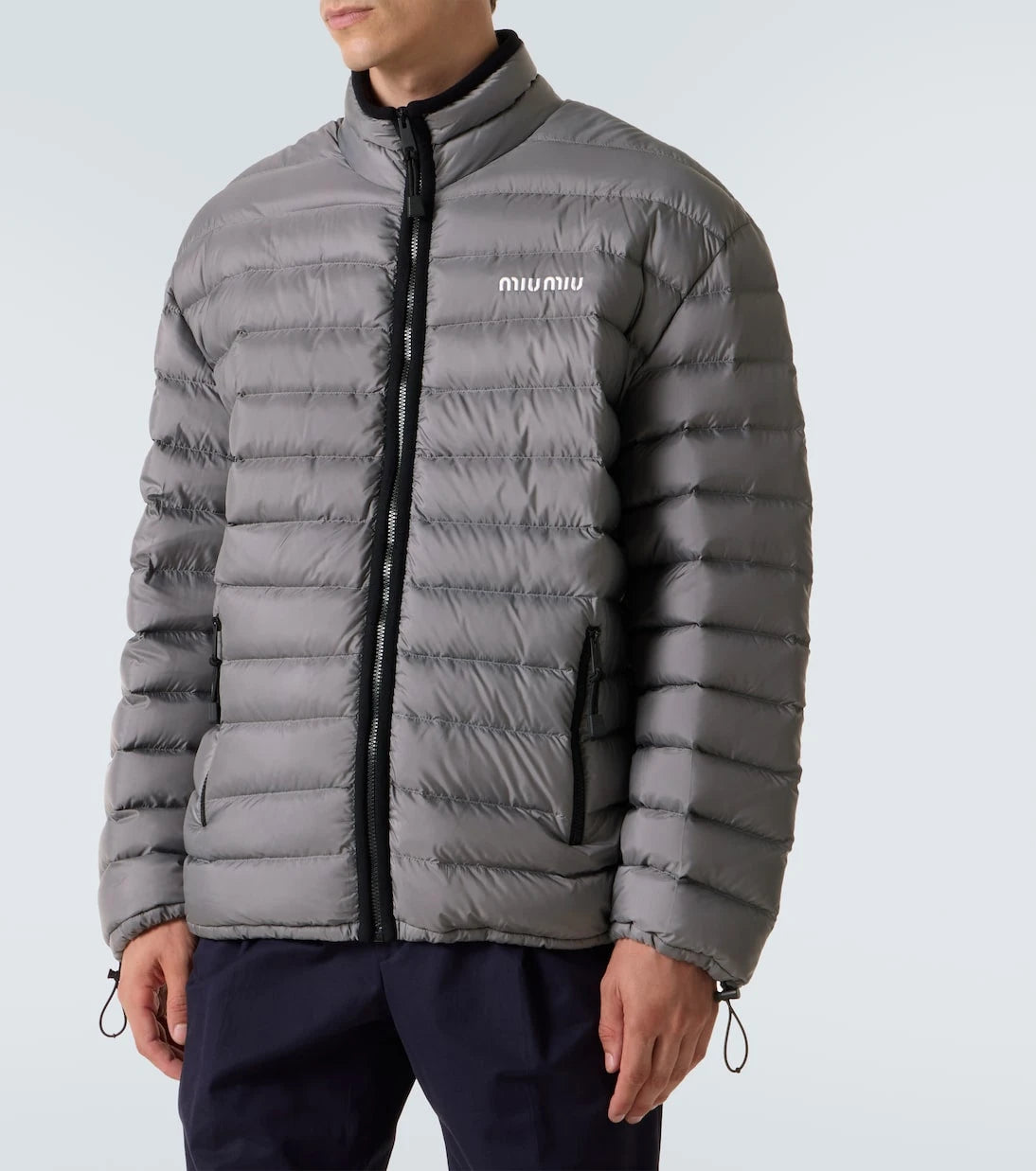 Miu Miu - Paneled down jacket