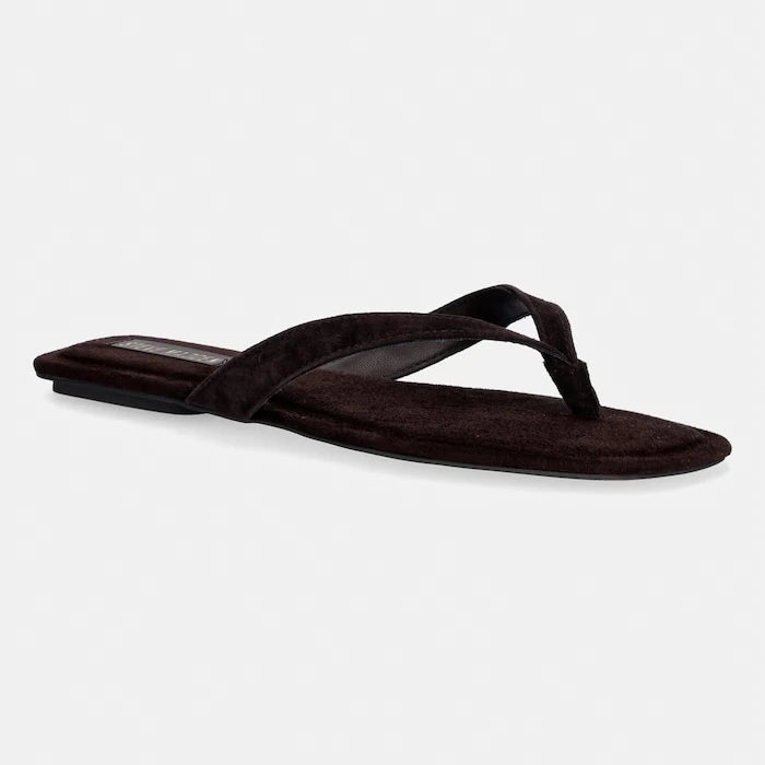 Steve Madden джапанки дамски от велур Trella