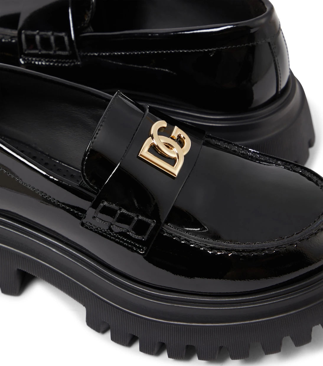Dolce&Gabbana Kids - Patent leather loafers