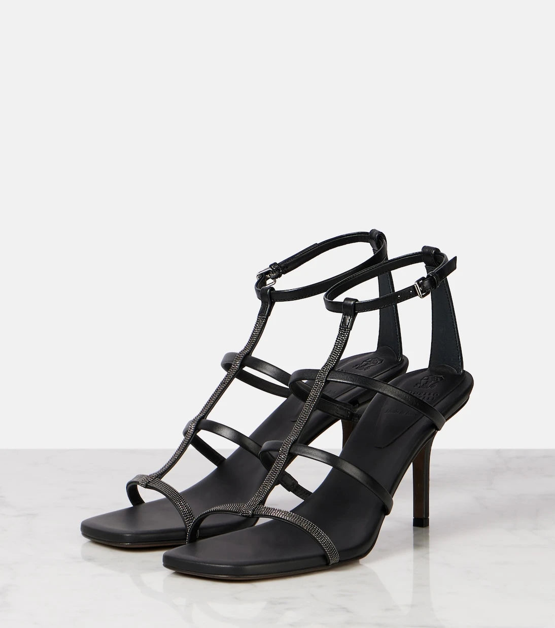 Brunello Cucinelli - Monili leather sandals
