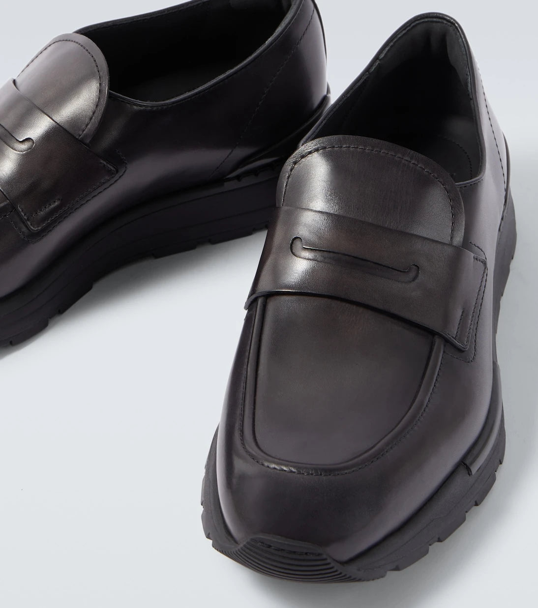 Berluti - Venezia leather sneakers