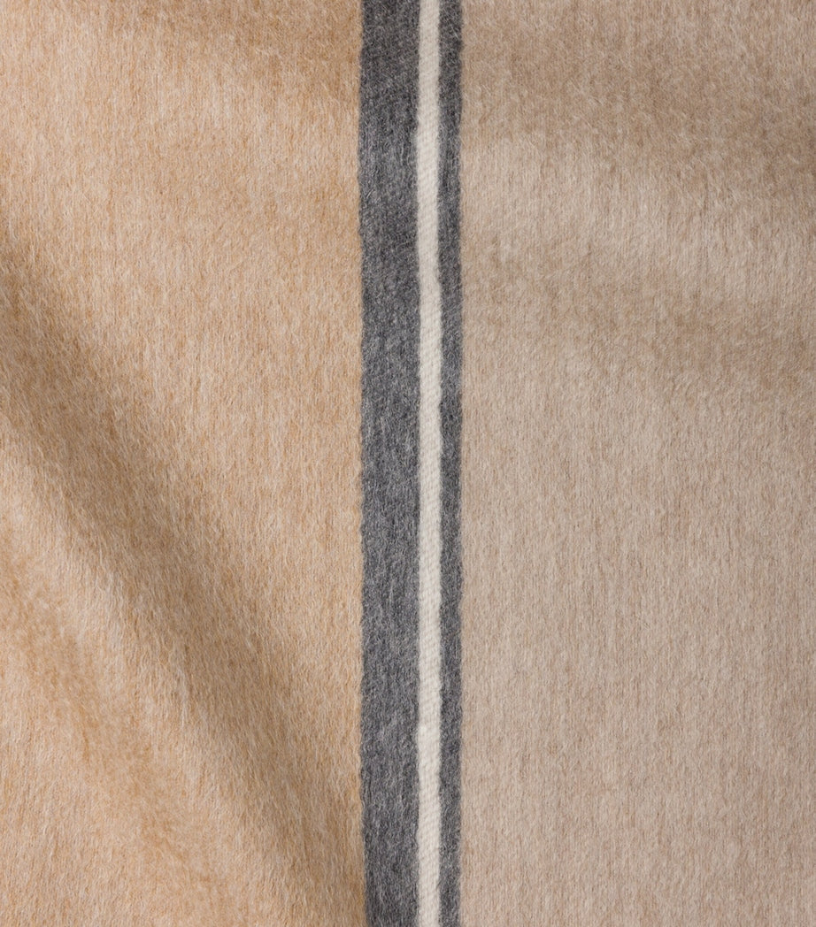 Prada Wool-Cashmere Two-Tone Throw