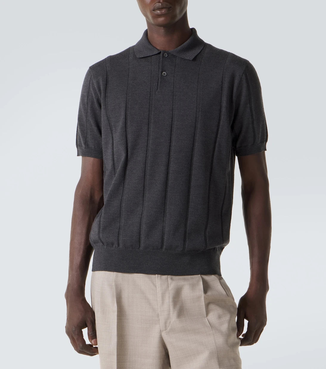 Canali - Virgin wool polo sweater