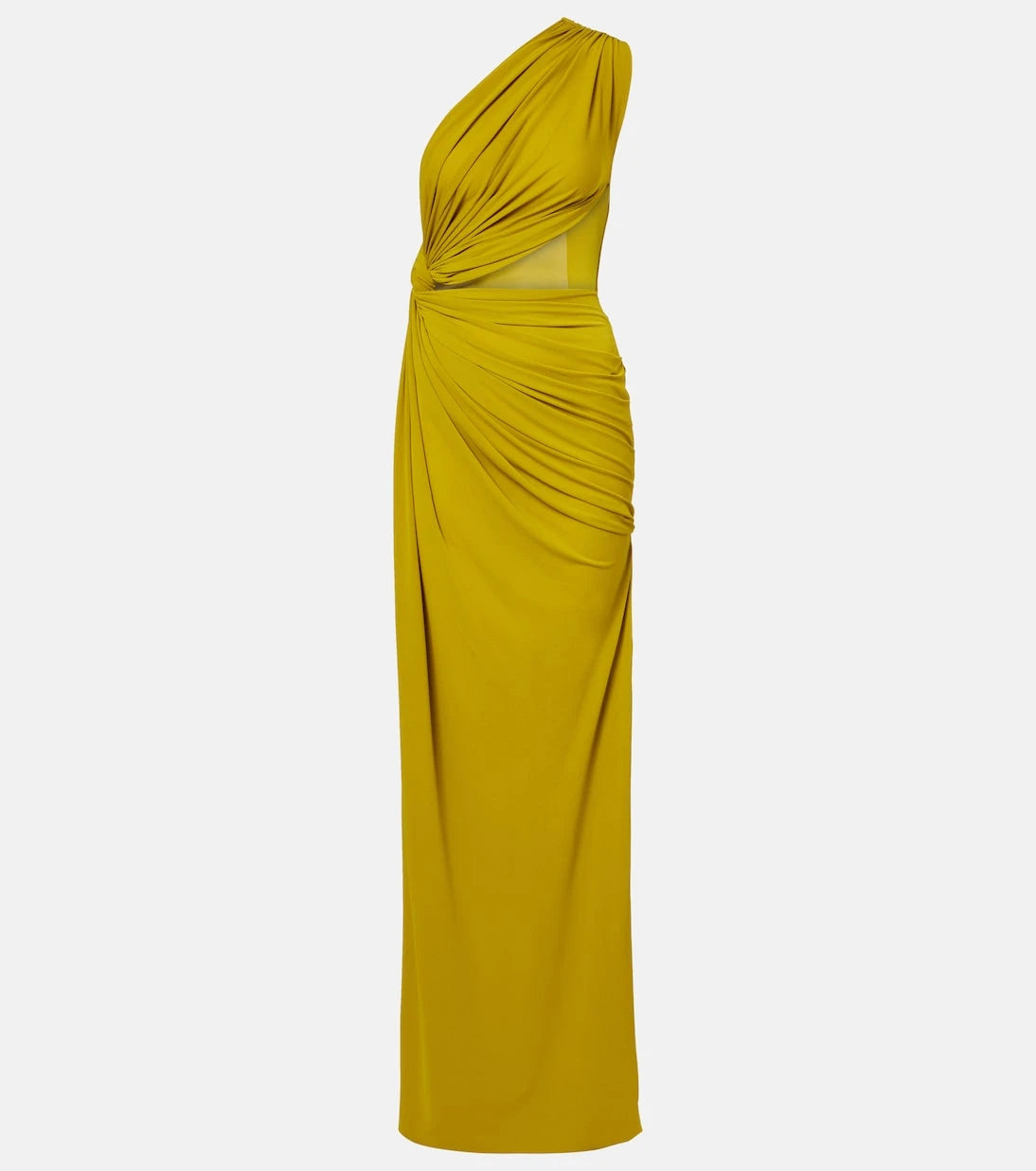 Alex Perry - Draped one-shoulder crêpe jersey gown