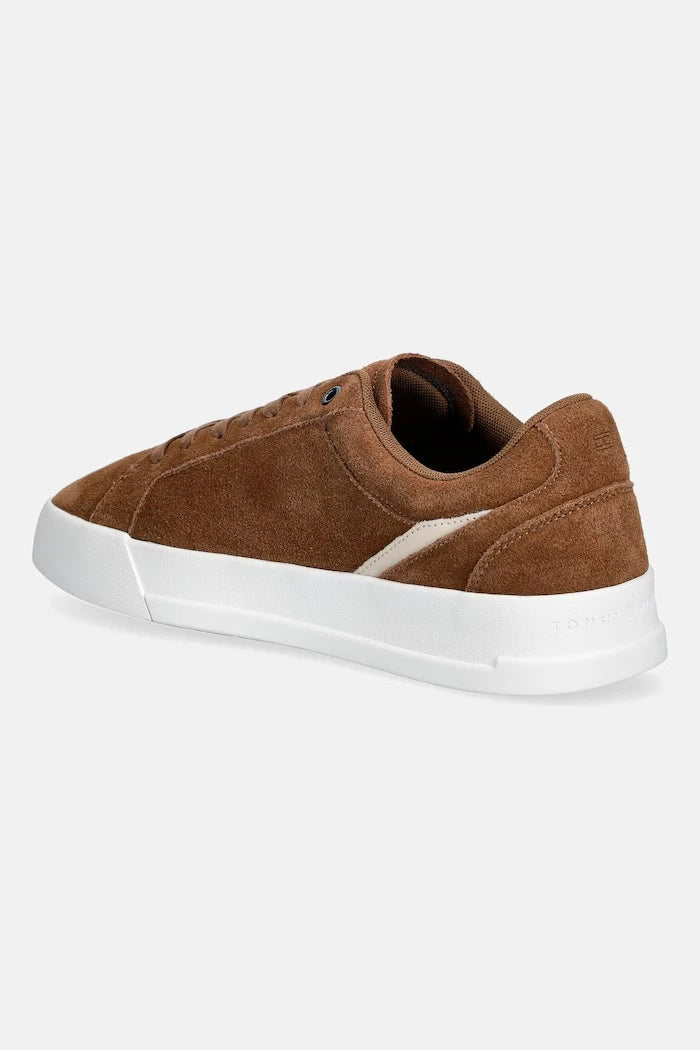 Tommy Hilfiger TH COURT PREMIUM SUEDE erkek süet spor ayakkabı