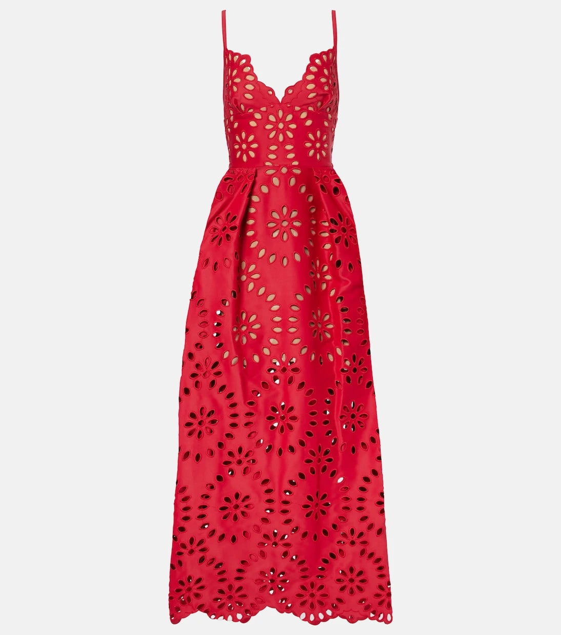 Elie Saab - Floral embroidered satin gown