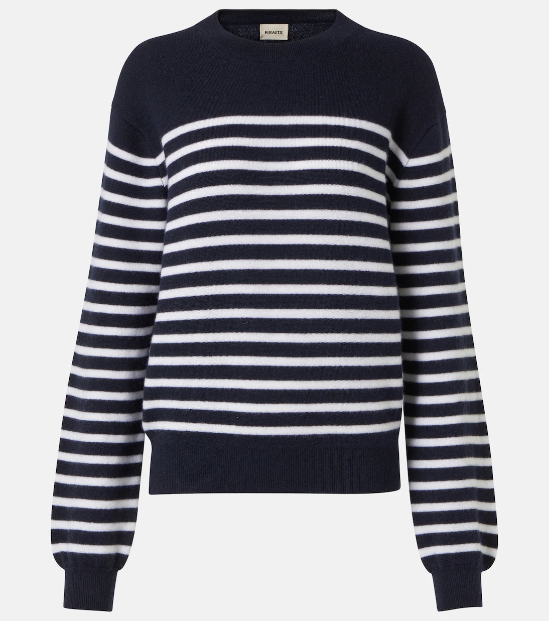 Khaite - Viola striped cashmere-blend sweater