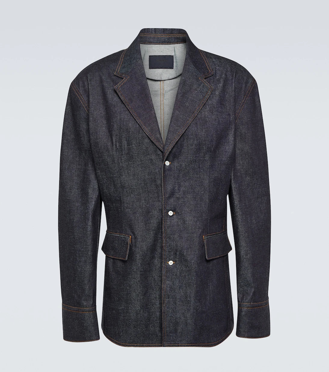 Prada - Single-breasted denim jacket
