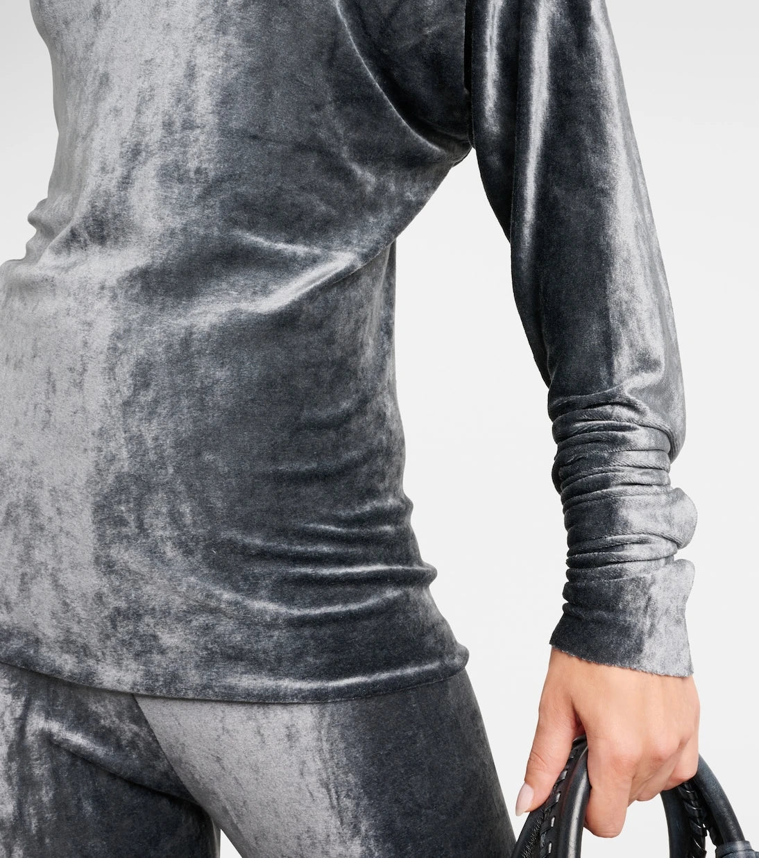 Rick Owens - Diana one-shoulder velvet top