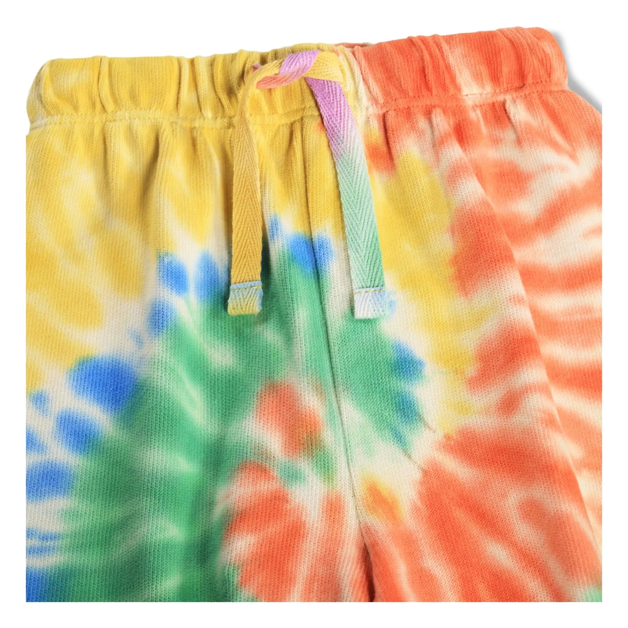 Molo - Simeon Tie and Dye Organic Cotton Joggers | Yellow