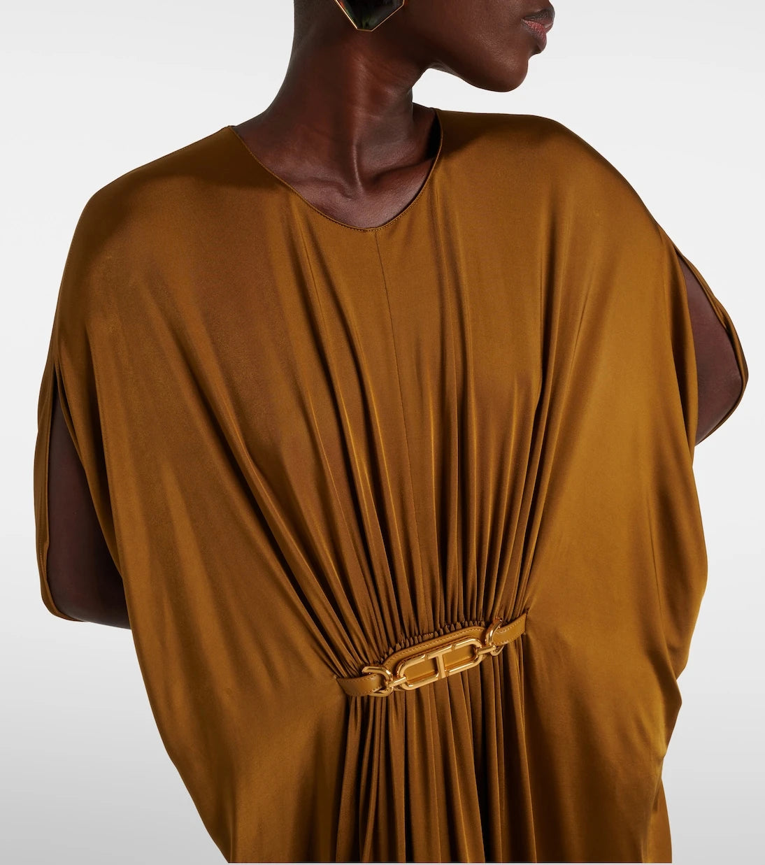 Tom Ford - Belted satin jersey kaftan