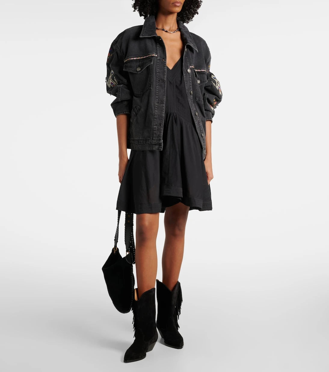 Marant Etoile - Danielle cotton-blend minidress