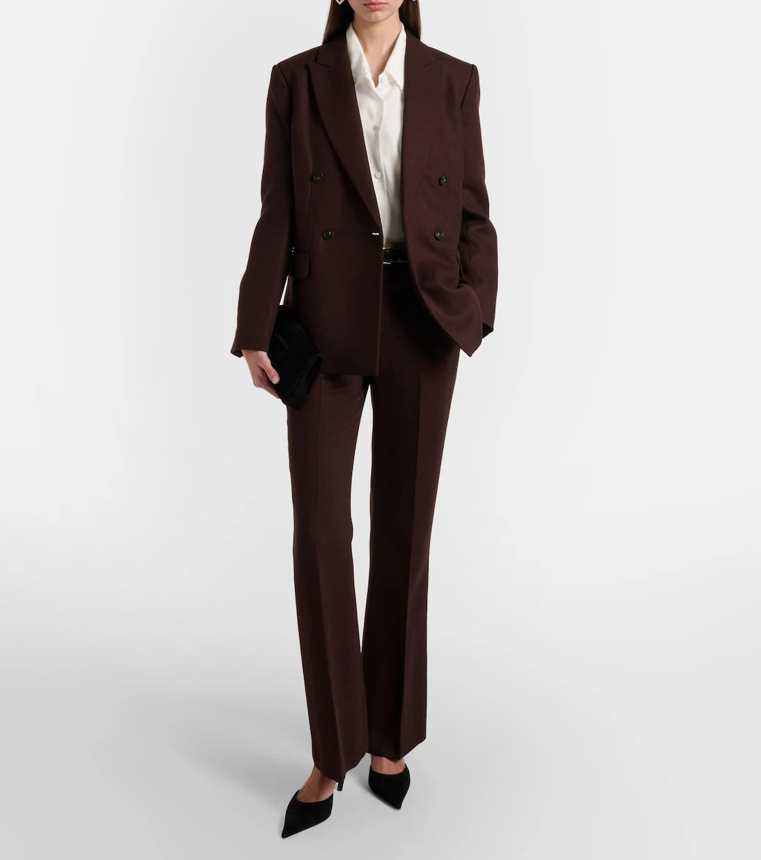 Vince - Mid-rise flared pants