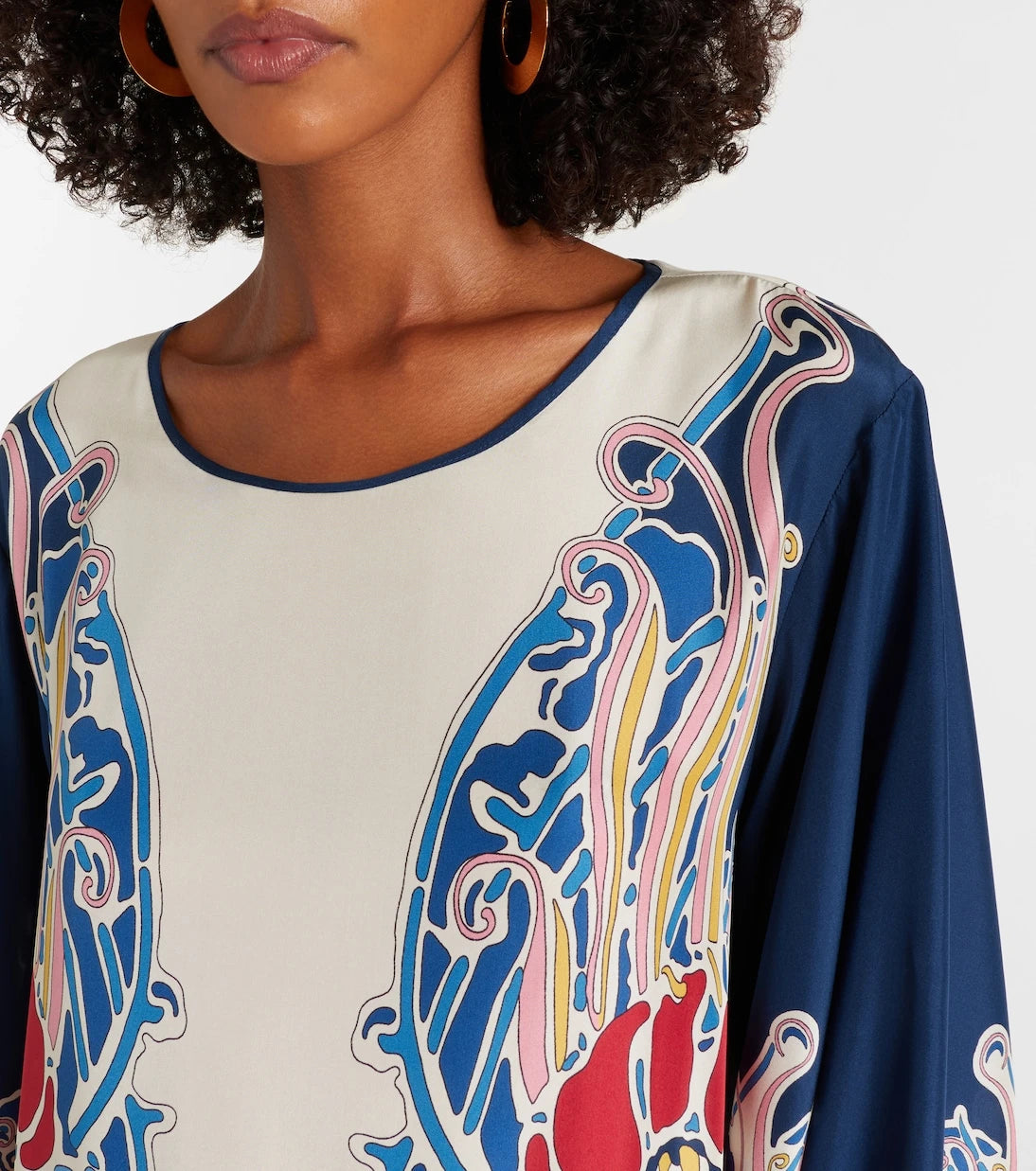 La DoubleJ - Vesta printed silk maxi dress