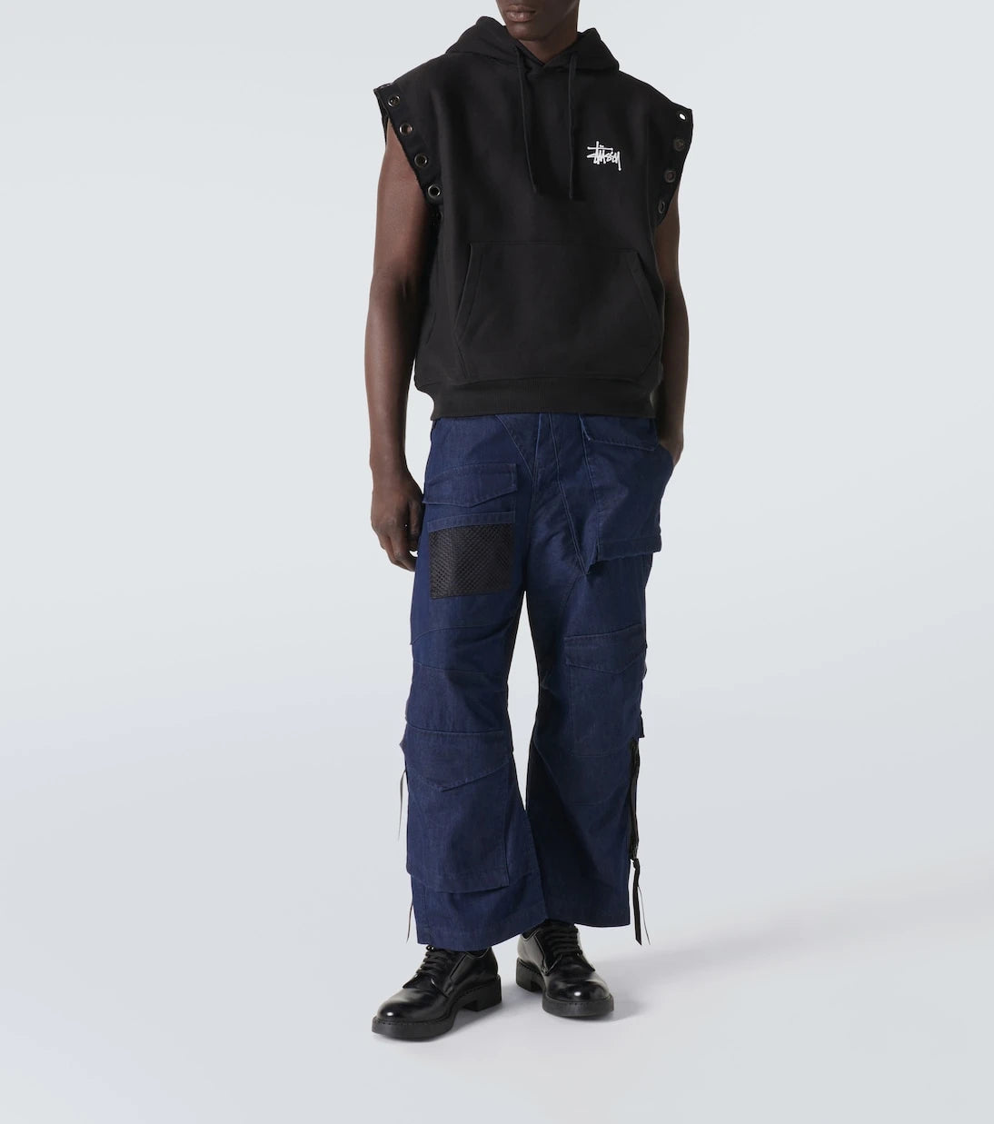 Junya Watanabe - Deconstructed denim cargo pants