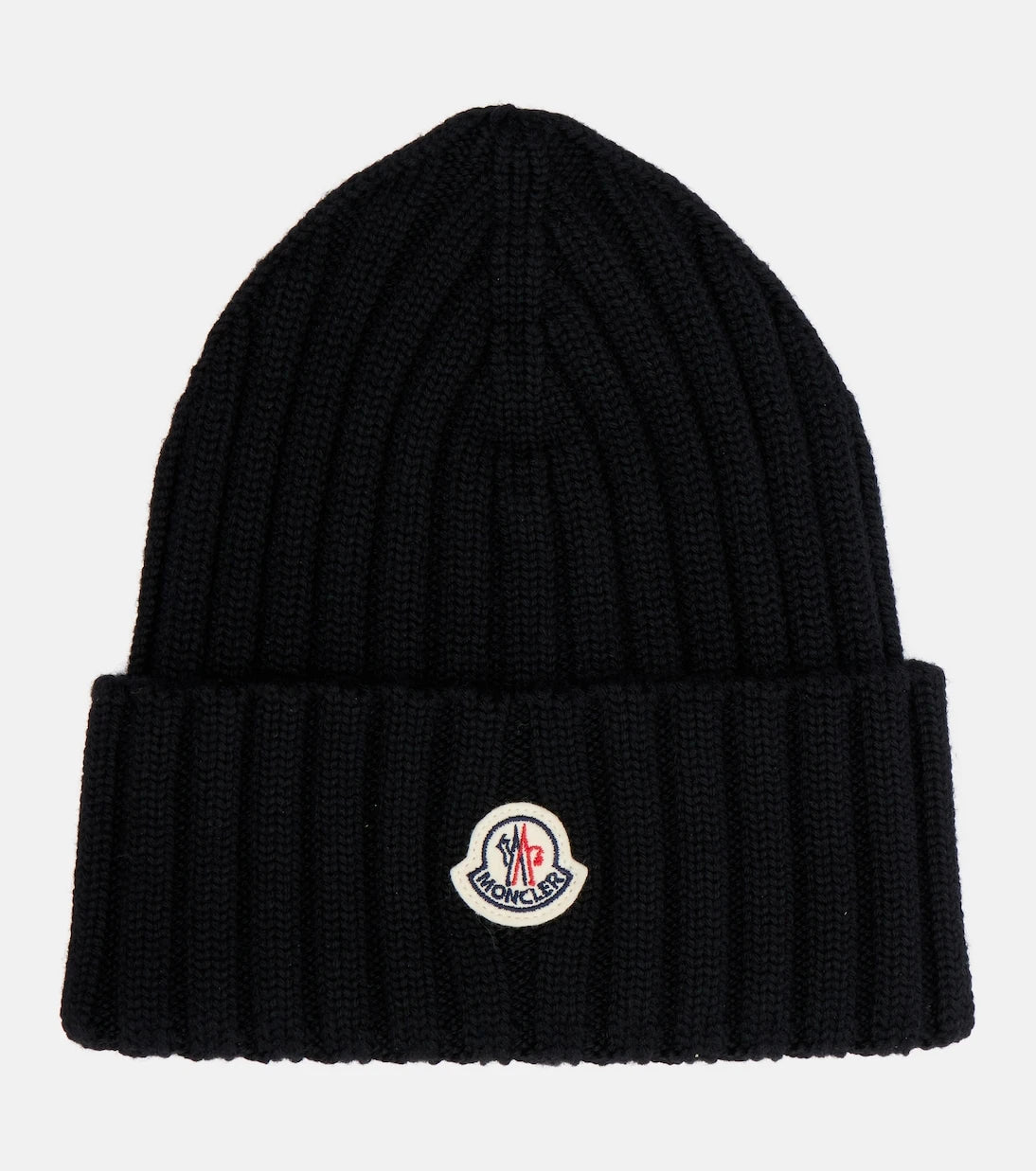 Moncler - Ribbed-knit virgin wool beanie