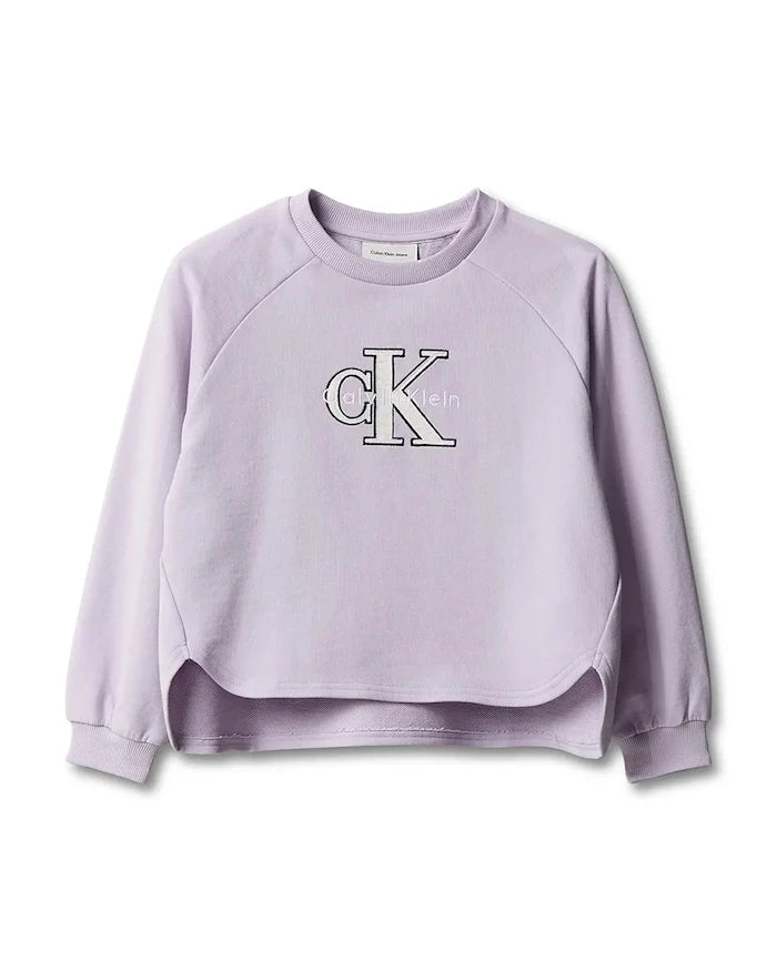 Calvin Klein Jeans pamuk çocuk sweatshirt