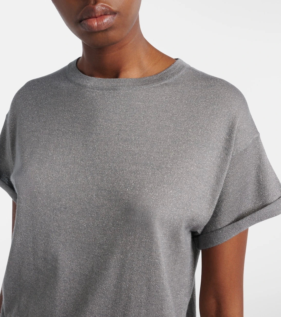 Brunello Cucinelli - Cashmere and silk-blend T-shirt