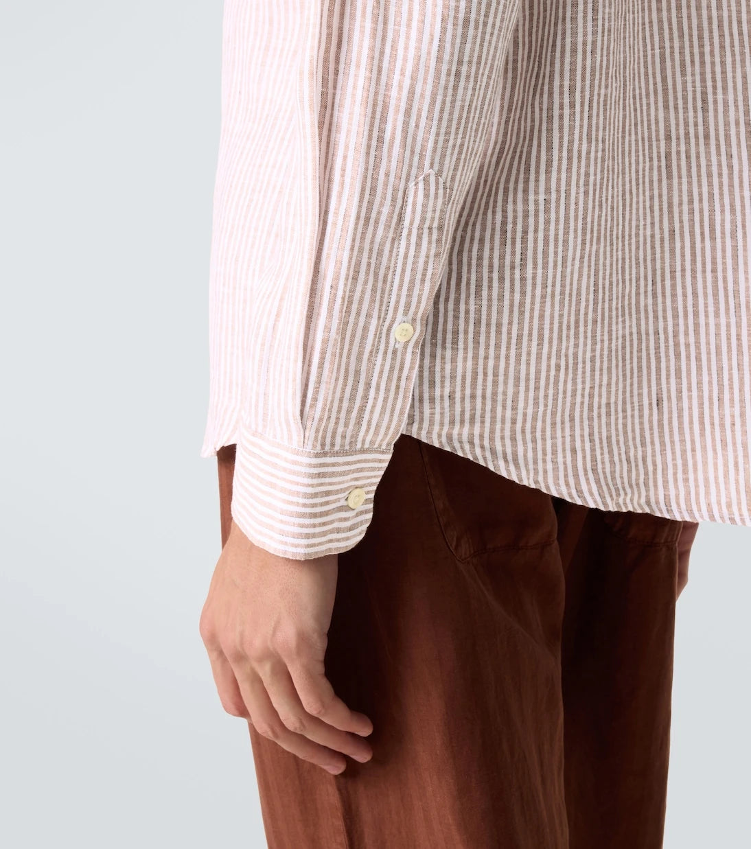Frescobol Carioca - Telles striped linen shirt