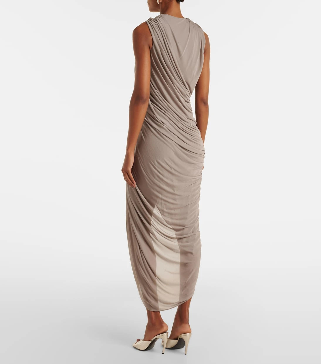 Christopher Esber - Ripple embellished draped jersey gown