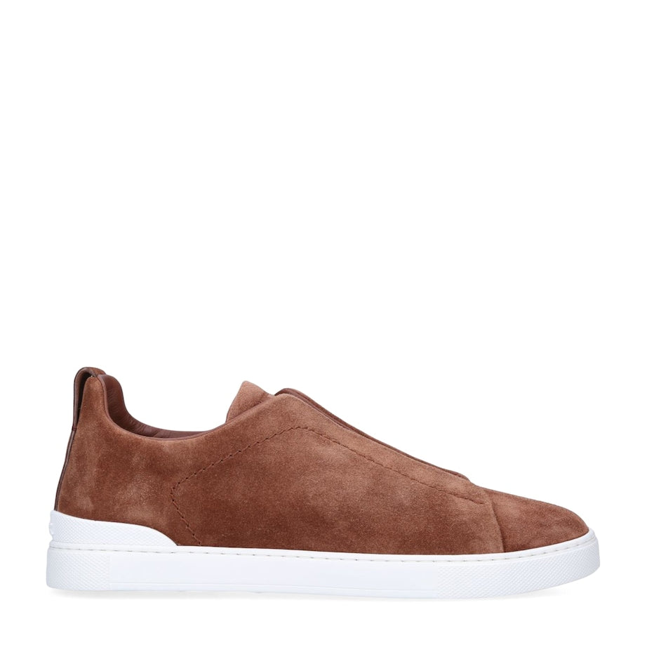 Suede Triple Stitch Sneakers