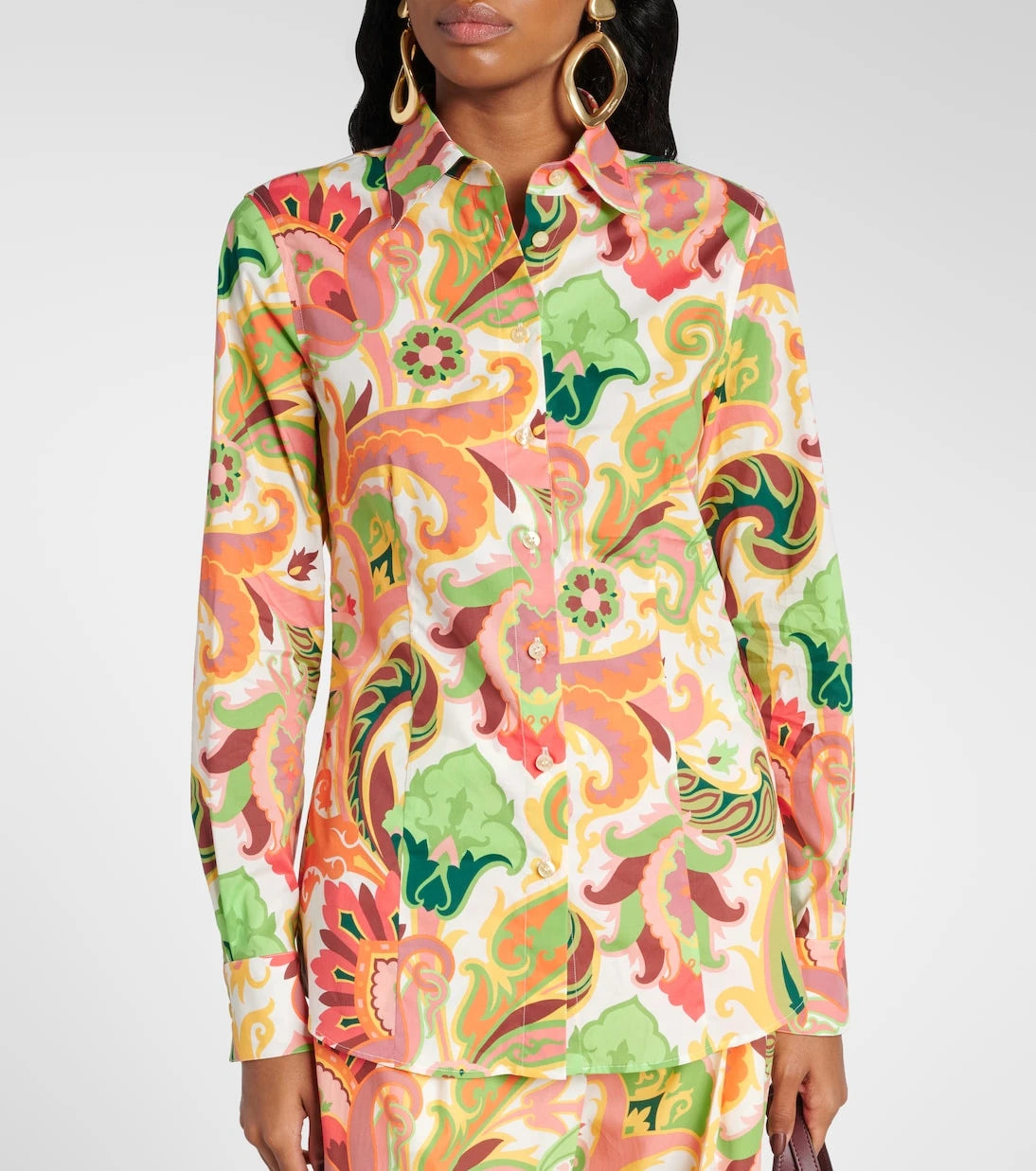 Etro - Paisley cotton-blend poplin shirt