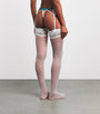 Ivory Mesh Serena Suspender Belt