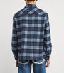 SAMSOE SAMSOE Blue Check Overshirt