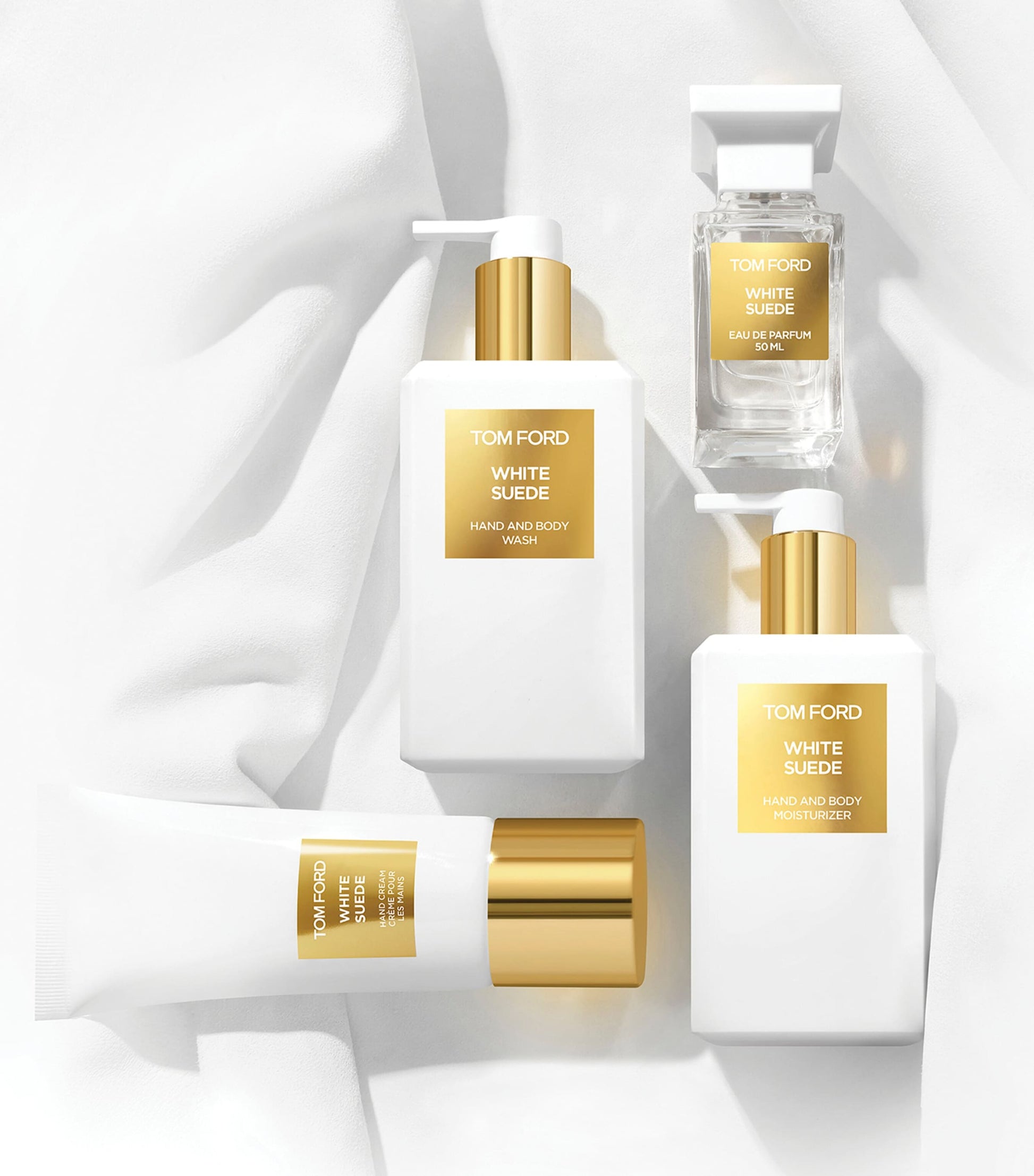 White Suede Hand and Body Moisturiser (240ml)