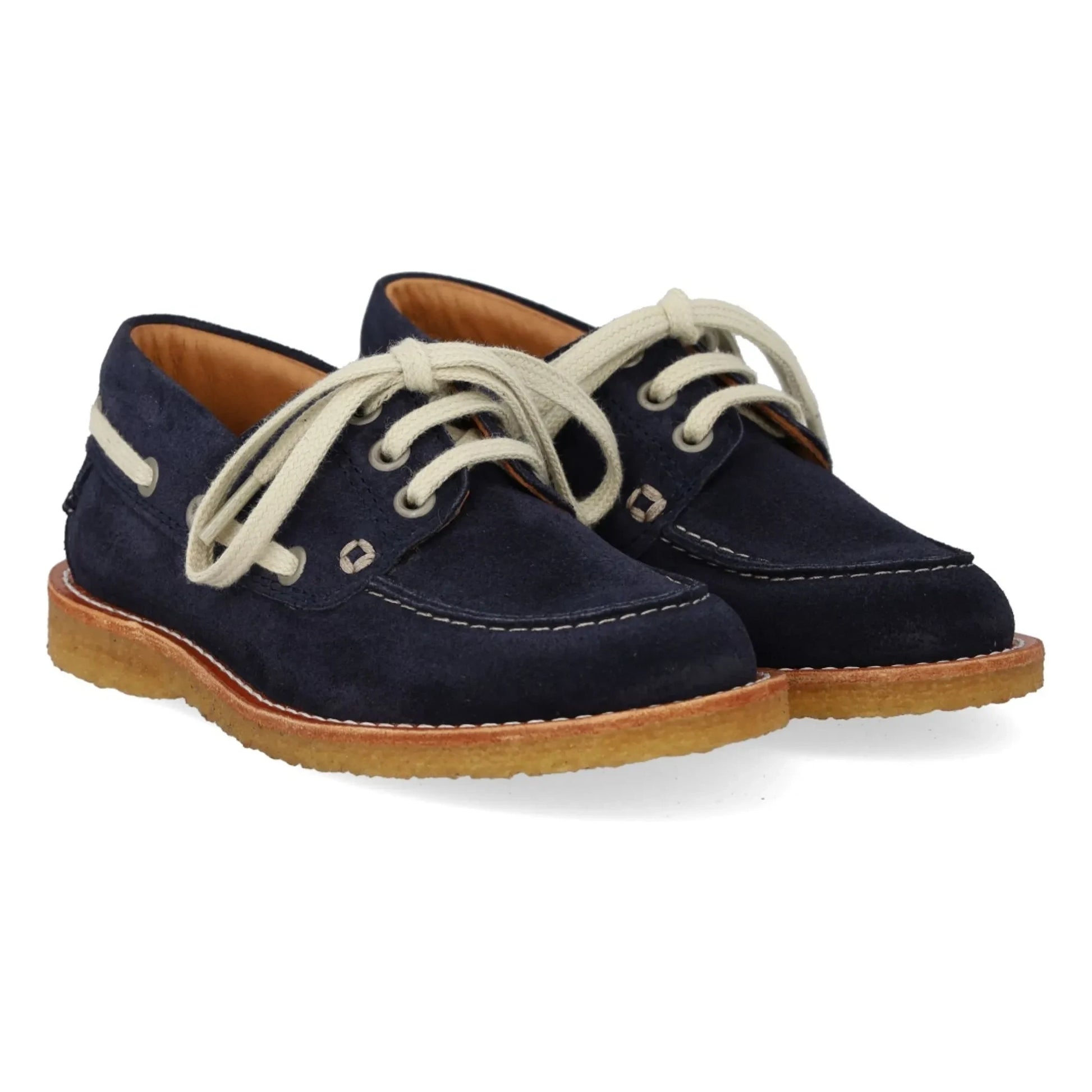 Angulus - Dock Daim Boat Shoes | Navy blue