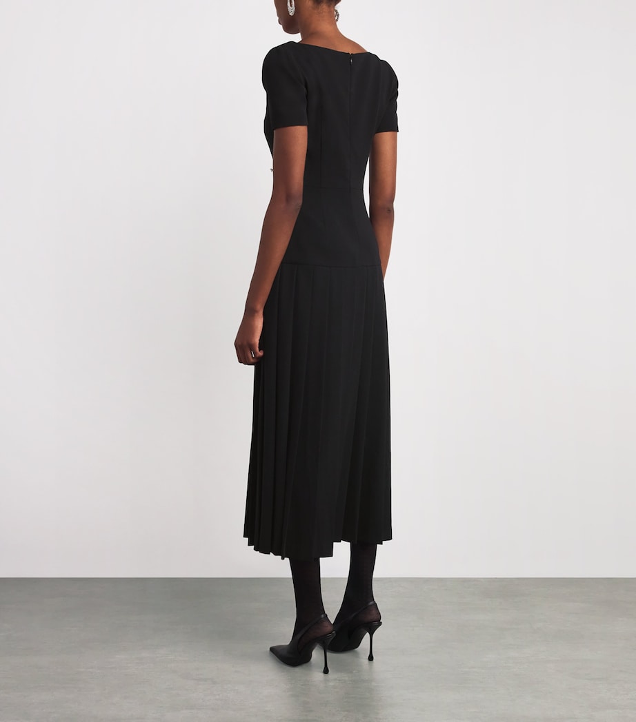 Virgin Wool Midi Dress