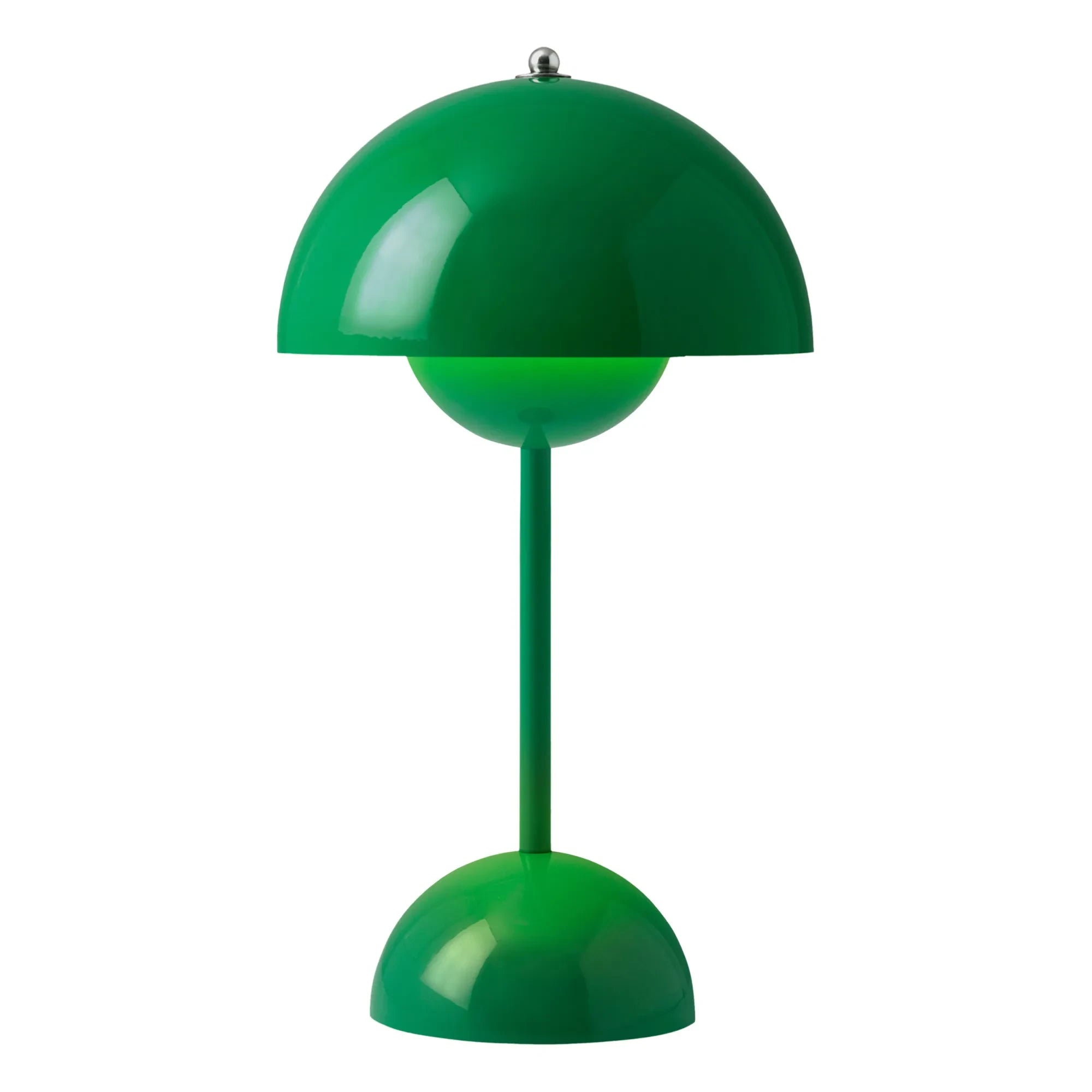 & Tradition - VP9 Flowerpot Portable Table Lamp, Vernon Panton | Green