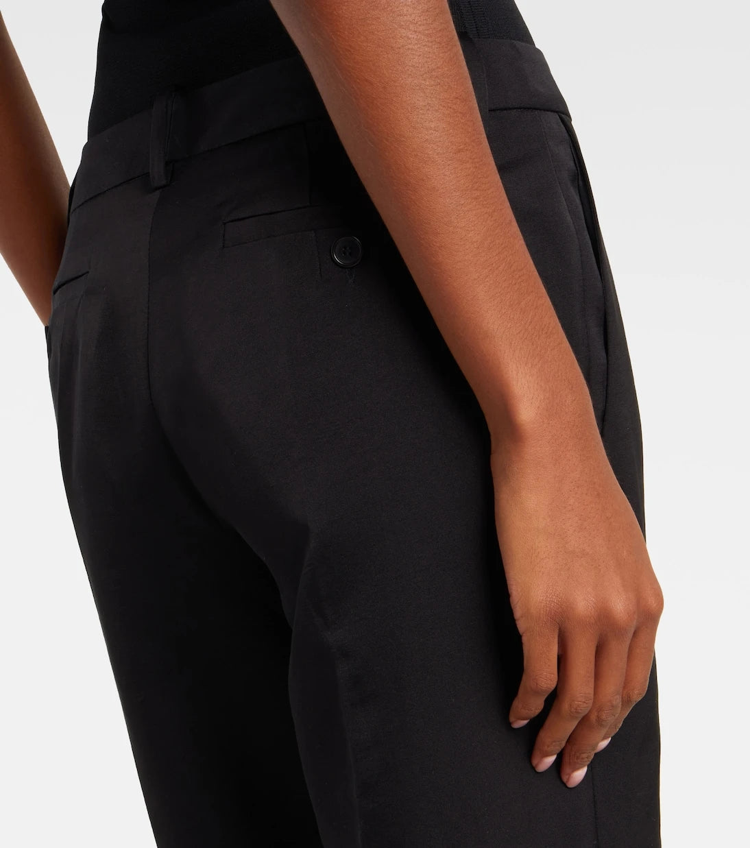 Magda Butrym - Cotton and silk flared pants