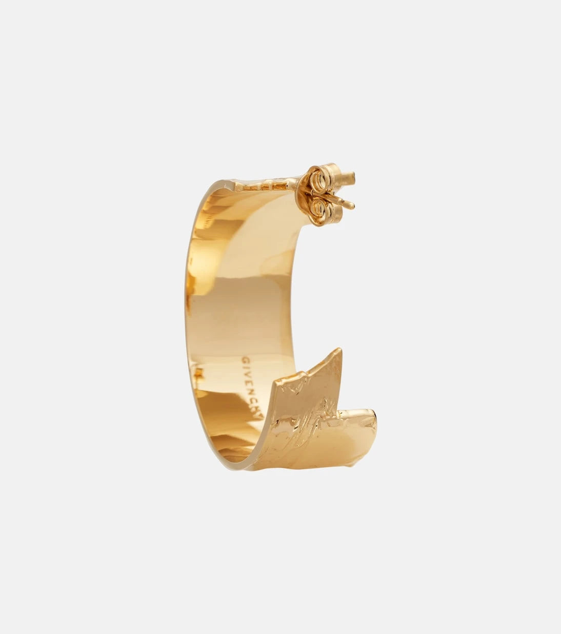 Givenchy - Logo hoop earrings
