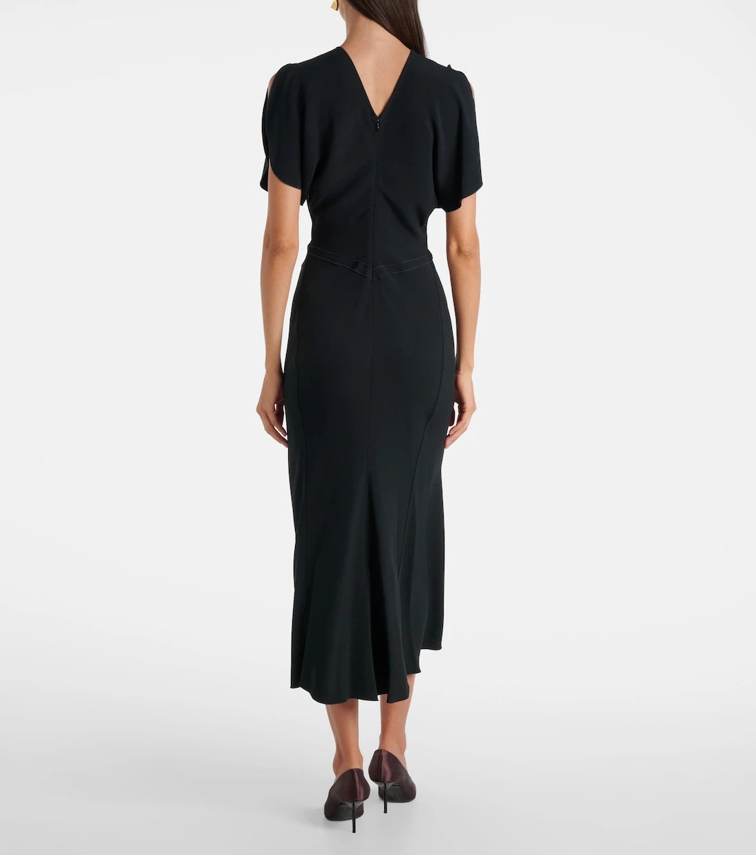 Victoria Beckham - Crêpe midi dress