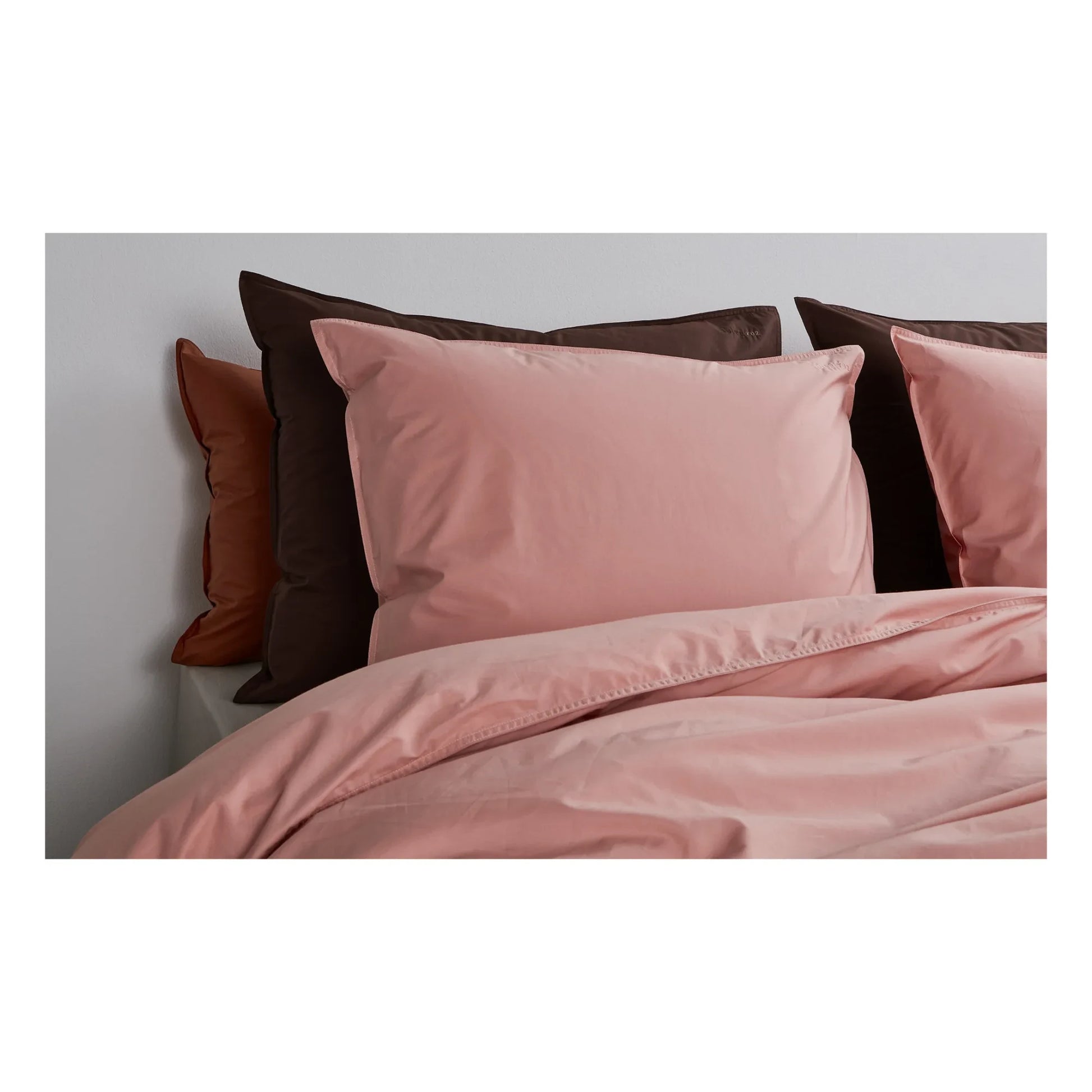 Suite 702 - Organic Percale Duvet Cover | Powder pink