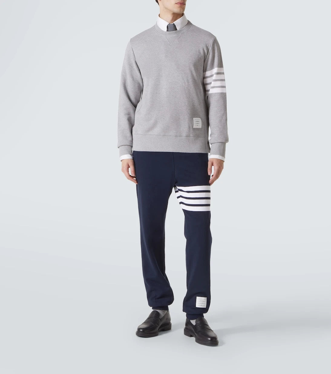Thom Browne - 4-Bar cotton classic sweatshirt