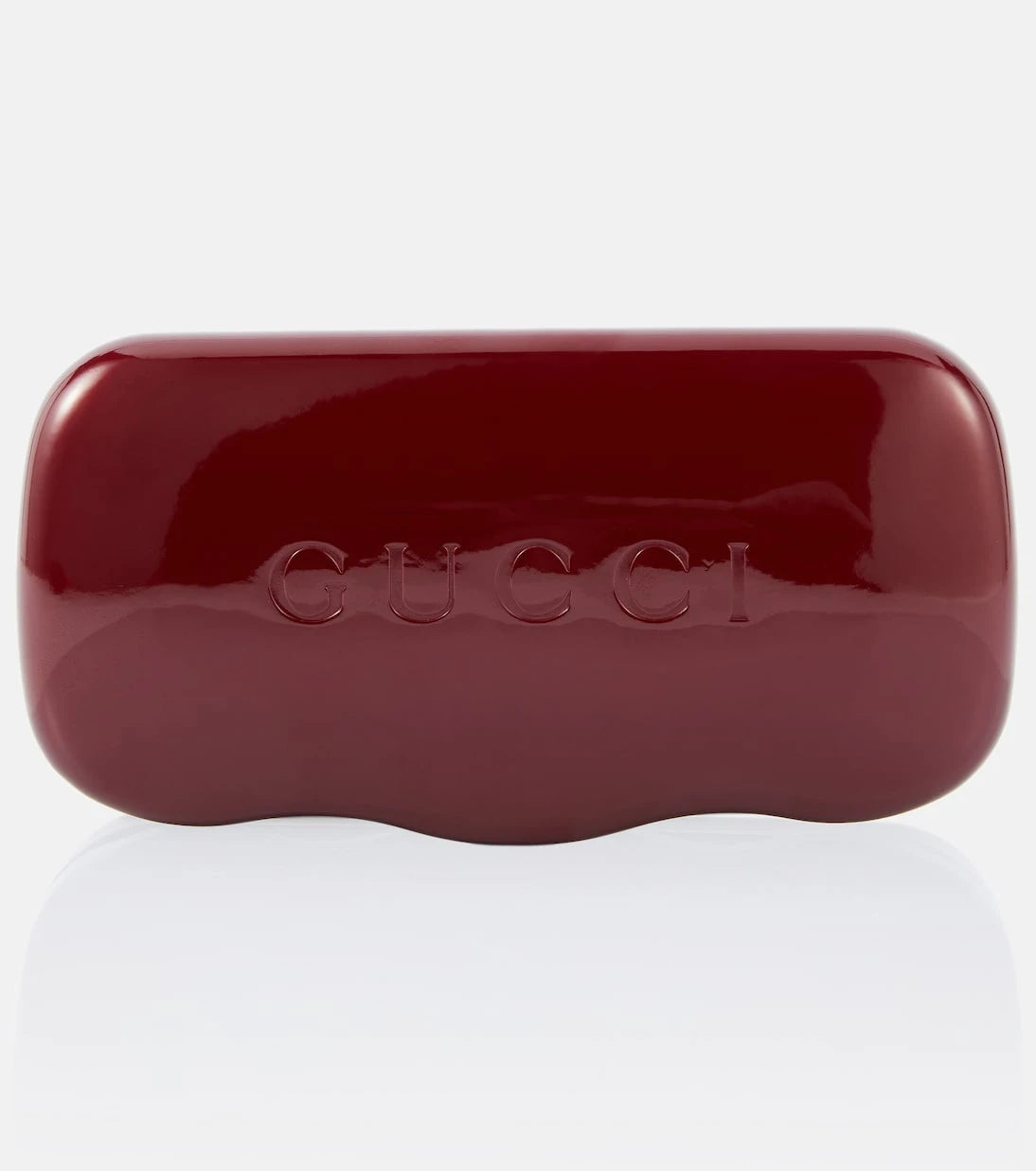 Gucci - Logolu, oval güneş gözlüğü