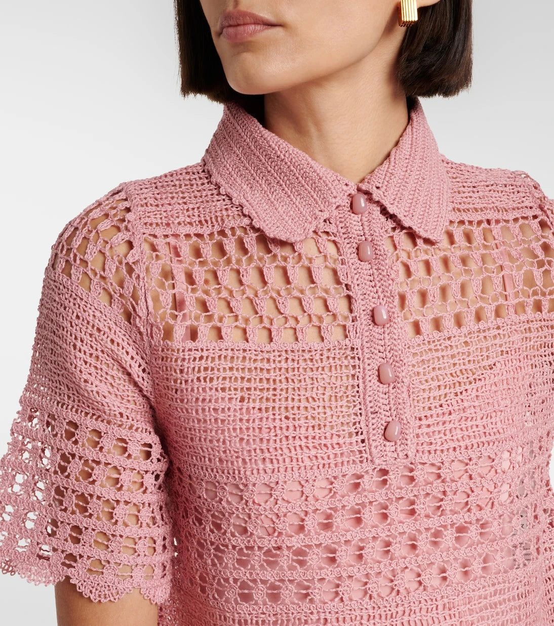 Zimmermann - Wanderlust crochet cotton-blend top