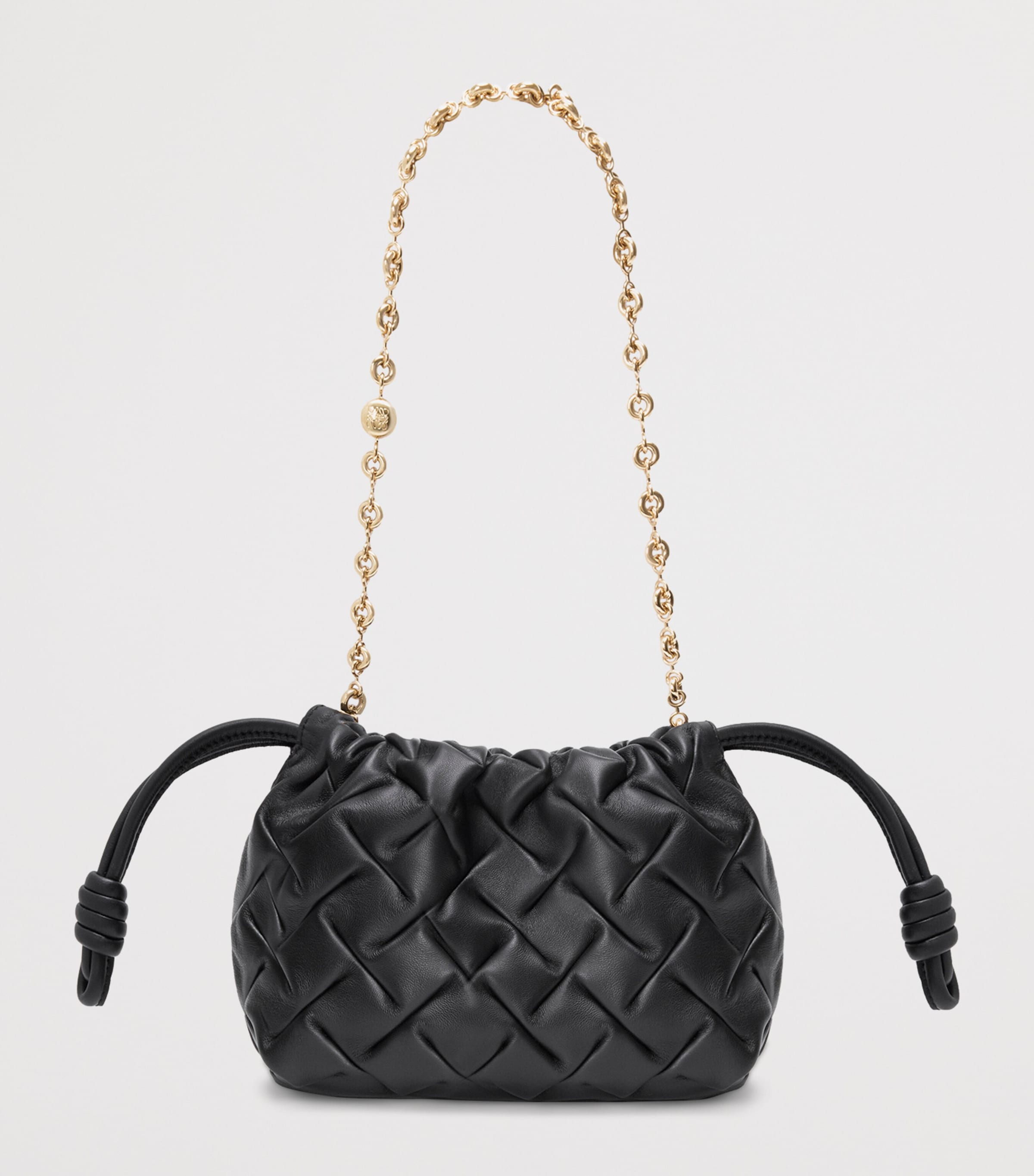 LOEWE Mini Pinched Leather Flamenco Purse