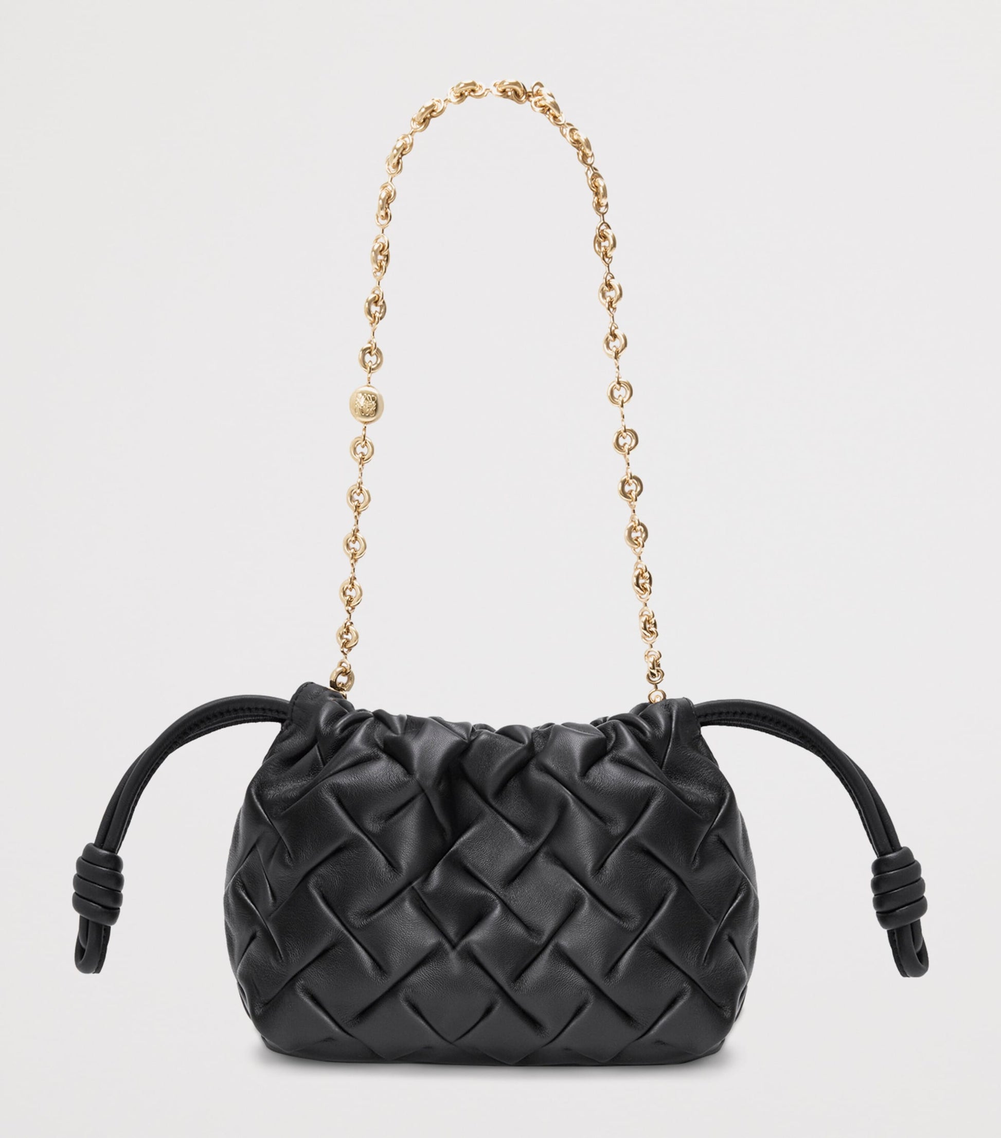 LOEWE Mini Pinched Leather Flamenco Purse