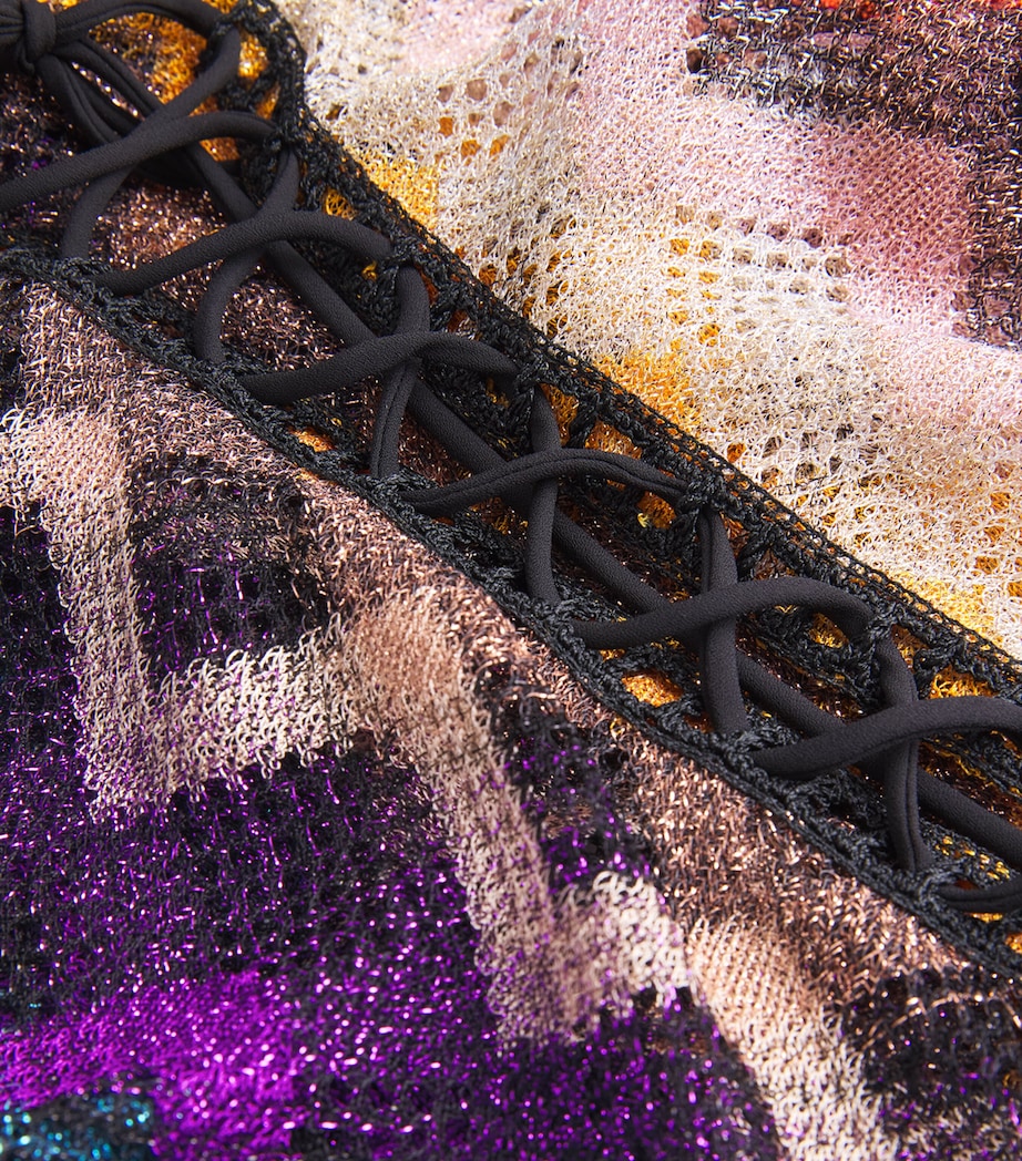 Missoni Multi Zigzag Lace-Detail Kaftan